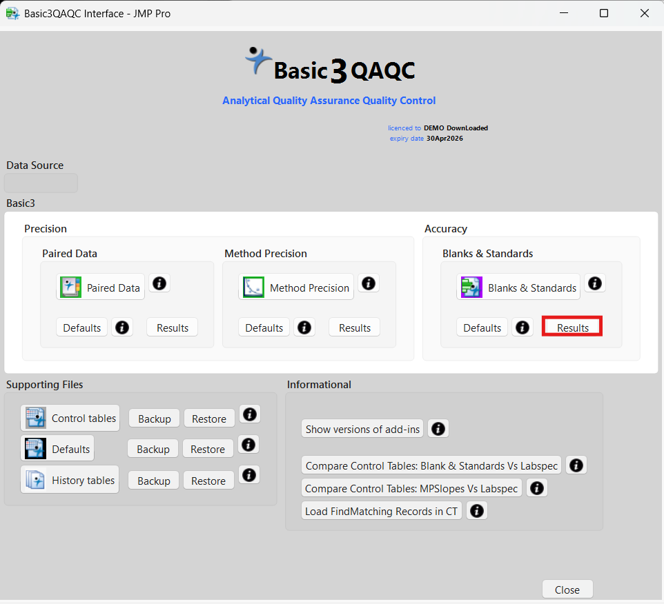 Accessing the results directory