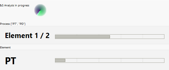 Analysis progress — Pt processing