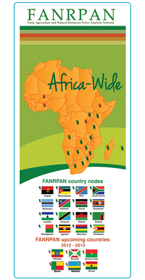 Banner designed for Food, Agriculture and Natural Resources Policy Analysis Network (FANRPAN)